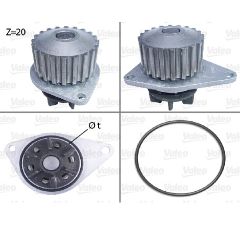 Pompe à eau, refroidissement du moteur