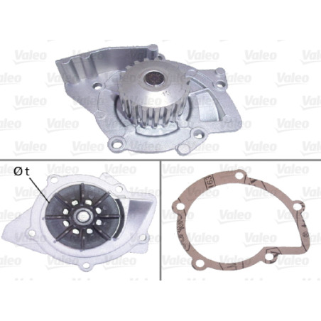 Pompe à eau, refroidissement du moteur