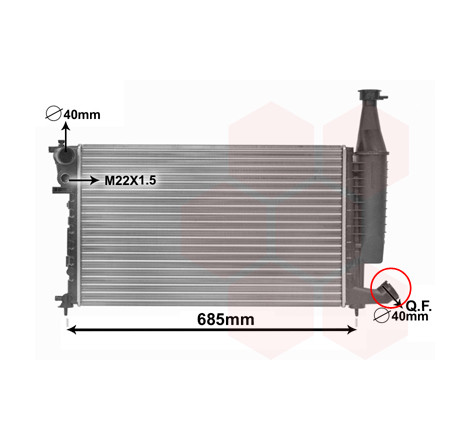 Radiateur, refroidissement du moteur