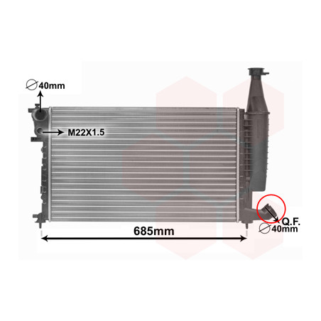 Radiateur, refroidissement du moteur