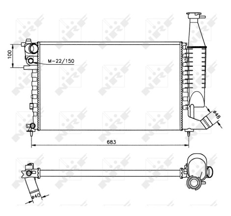 Radiateur, refroidissement du moteur