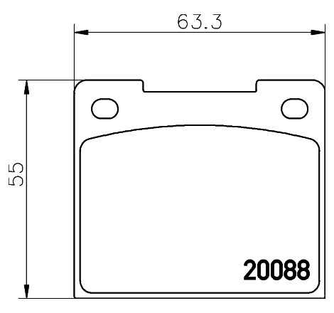 Kit de plaquettes de frein, frein à disque