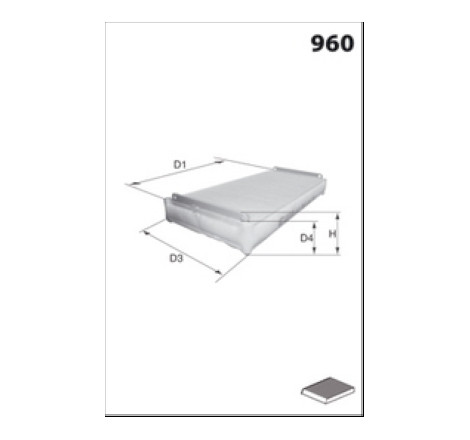 Filtre, air de l'habitacle