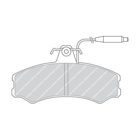 Kit de plaquettes de frein, frein à disque PREMIER ECO FRICTION