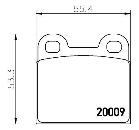 Kit de plaquettes de frein, frein à disque