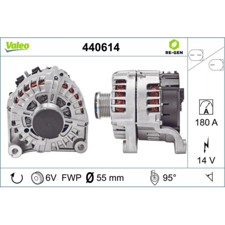 Alternateur VALEO RE-GEN REMANUFACTURED