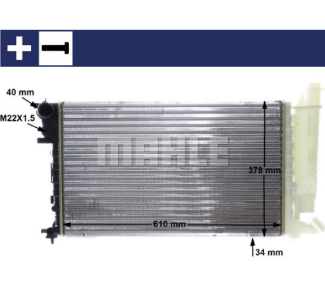 Radiateur, refroidissement du moteur BEHR