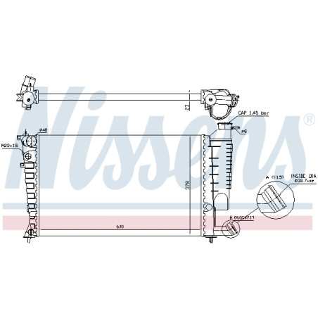 Radiateur, refroidissement du moteur