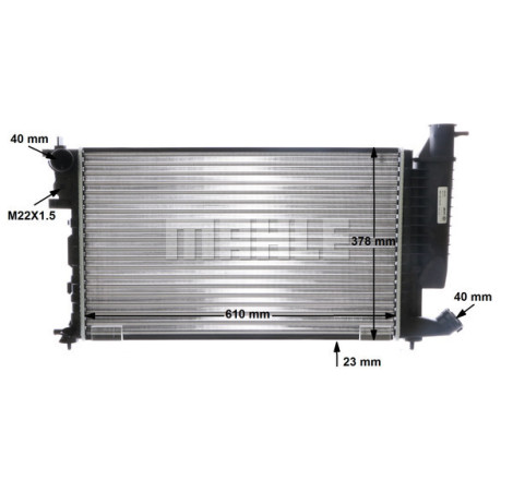 Radiateur, refroidissement du moteur BEHR