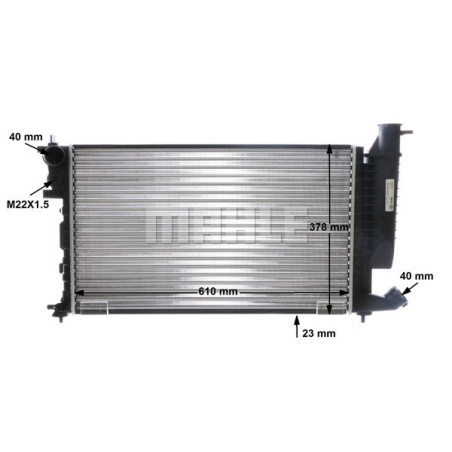 Radiateur, refroidissement du moteur BEHR