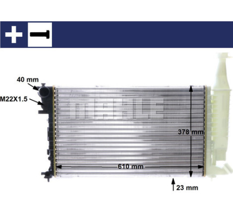 Radiateur, refroidissement du moteur BEHR