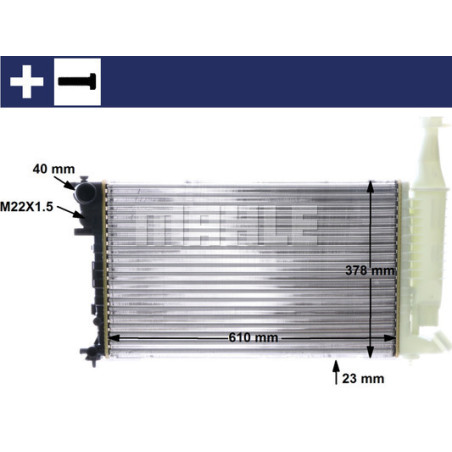 Radiateur, refroidissement du moteur BEHR