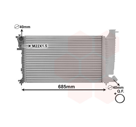 Radiateur, refroidissement du moteur *** IR PLUS ***