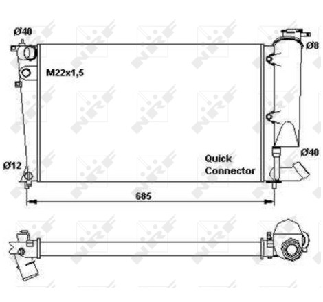 Radiateur, refroidissement du moteur