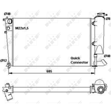 Radiateur, refroidissement du moteur