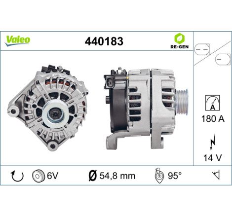 Alternateur VALEO RE-GEN REMANUFACTURED