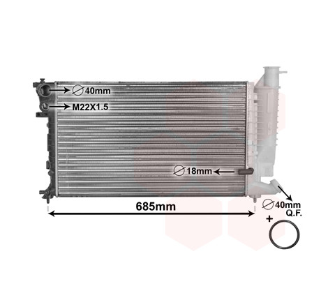 Radiateur, refroidissement du moteur