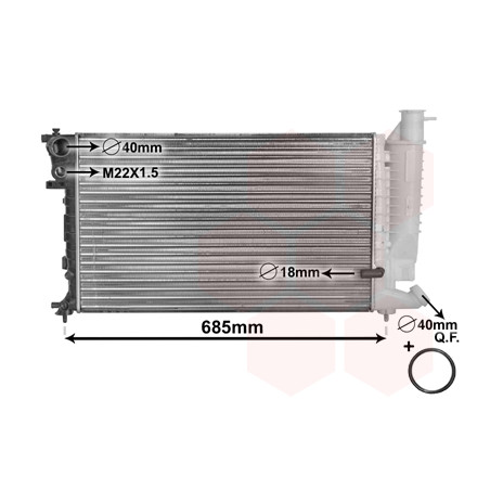 Radiateur, refroidissement du moteur