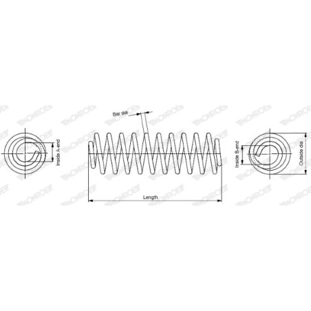 Ressort de suspension MONROE OESpectrum SPRINGS