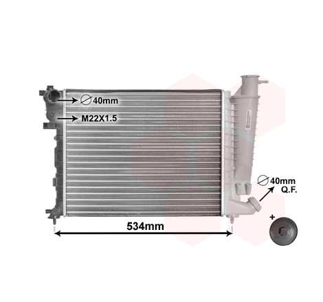 Radiateur, refroidissement du moteur