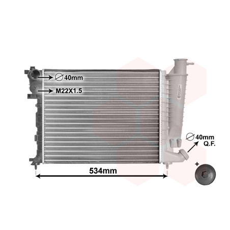 Radiateur, refroidissement du moteur