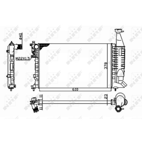 Radiateur, refroidissement du moteur