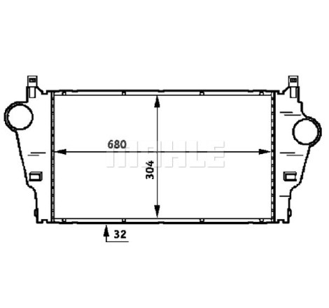 Intercooler, échangeur BEHR *** PREMIUM LINE ***