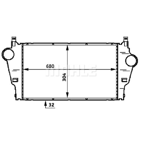 Intercooler, échangeur BEHR *** PREMIUM LINE ***