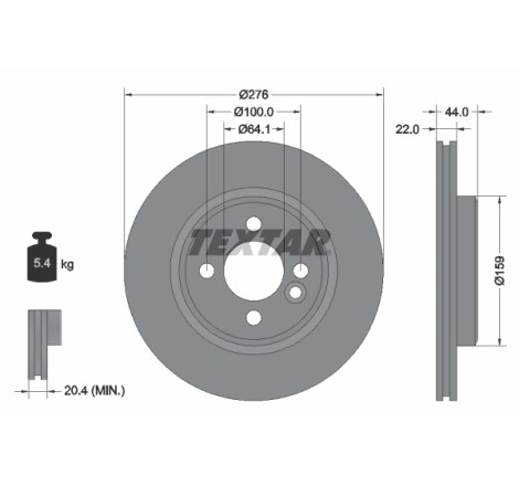 Disque de frein PRO