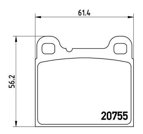 Kit de plaquettes de frein, frein à disque