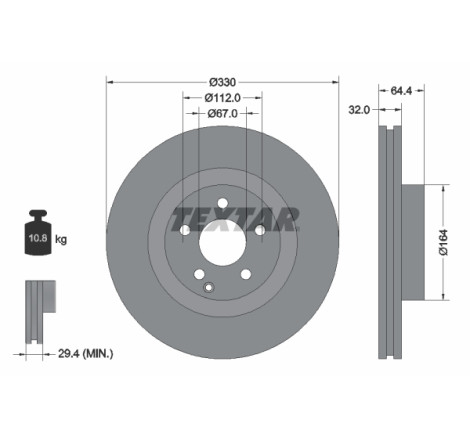 Disque de frein PRO+