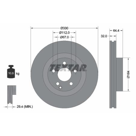 Disque de frein PRO+