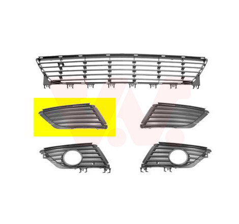 Grille de ventilation, pare-chocs ** Equipart **