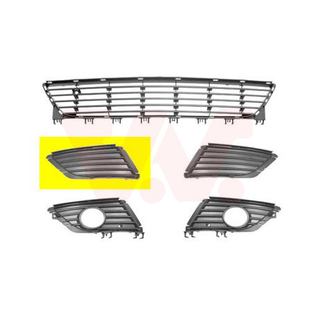 Grille de ventilation, pare-chocs ** Equipart **