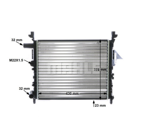 Radiateur, refroidissement du moteur BEHR