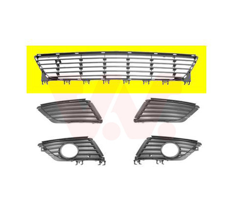 Grille de ventilation, pare-chocs ** Equipart **