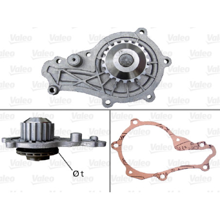 Pompe à eau, refroidissement du moteur