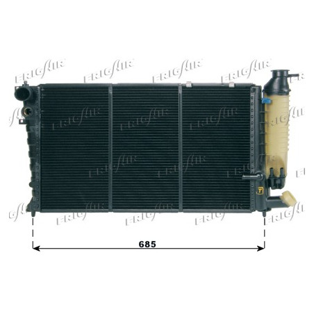 Radiateur, refroidissement du moteur