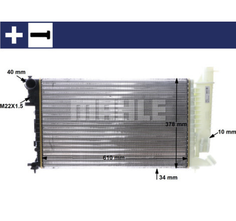 Radiateur, refroidissement du moteur BEHR