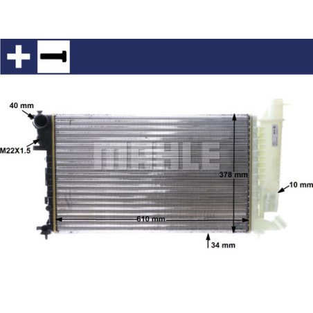 Radiateur, refroidissement du moteur BEHR