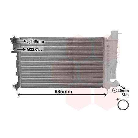 Radiateur, refroidissement du moteur *** IR PLUS ***