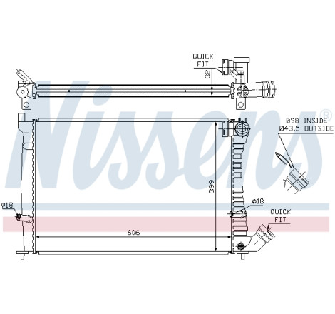 Radiateur, refroidissement du moteur