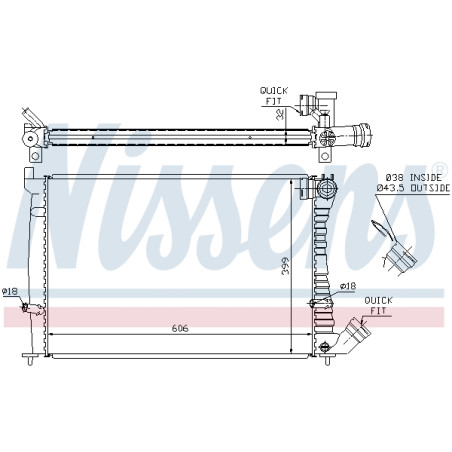 Radiateur, refroidissement du moteur