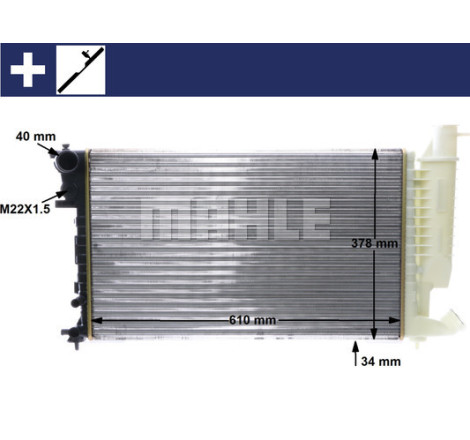 Radiateur, refroidissement du moteur BEHR