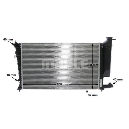 Radiateur, refroidissement du moteur BEHR