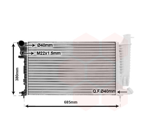 Radiateur, refroidissement du moteur