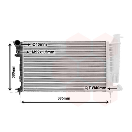 Radiateur, refroidissement du moteur