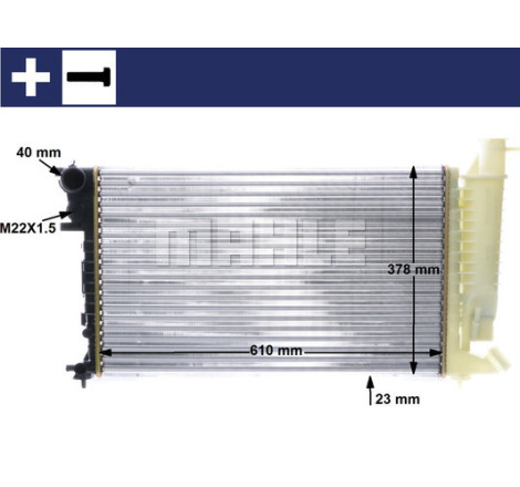 Radiateur, refroidissement du moteur BEHR