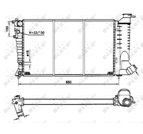 Radiateur, refroidissement du moteur