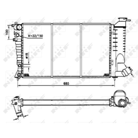 Radiateur, refroidissement du moteur